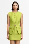 Acler Rodborough Vest In Green