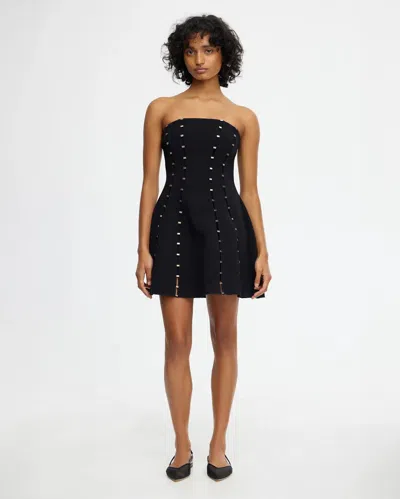 Acler Rossgreen Mini Dress In Black