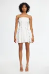 Acler Rossgreen Mini Dress In White