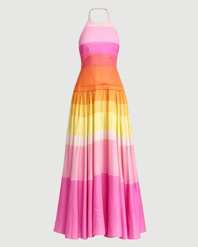 Acler Rourke Maxi Dress In Multi