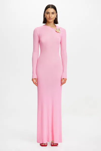 Acler Rowthorn Maxi Dress In Pink