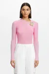 Acler Rowthorn Top In Pink