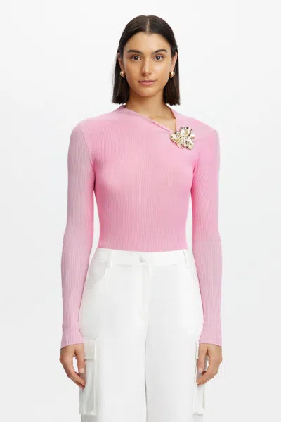 Acler Rowthorn Top In Pink