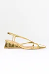 Acler Rubert Heel In Gold