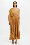 Acler Sadgill Maxi Dress In Brown