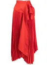 Acler Sampson High-waist Maxi Skirt In Orange