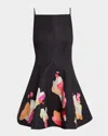 Shop Acler Samstone A-line Mini Dress In Abstract