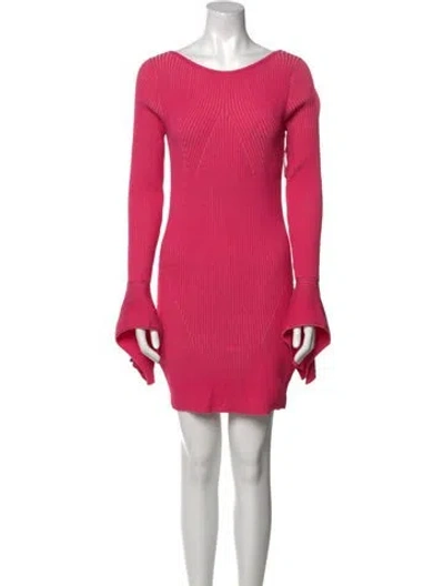 Pre-owned Acler Sanders Dress Mini Dress W/ Tags In Pink