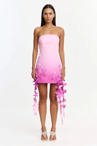 Acler Sandia Mini Dress In Purple
