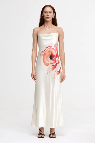 Acler Sandon Midi Dress In White