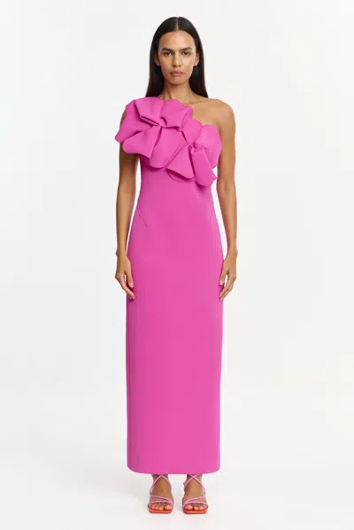 Acler Santani Maxi Dress In Pink