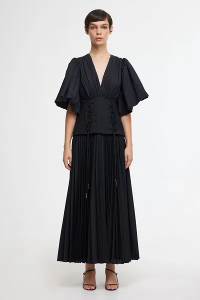 Acler Seabrook Maxi Dress In Black