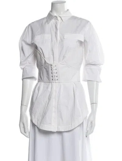 Pre-owned Acler Set In White