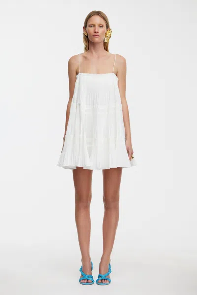 Acler Shandon Mini Dress In White