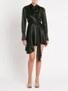 Acler Simmons Dress In Forest Green In Multi