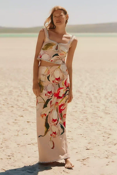 Acler Southacre Maxi Skirt In Multi