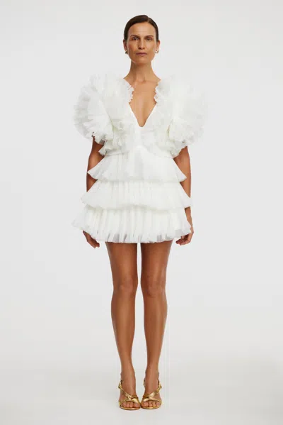 Acler Spenmoss Mini Dress In White