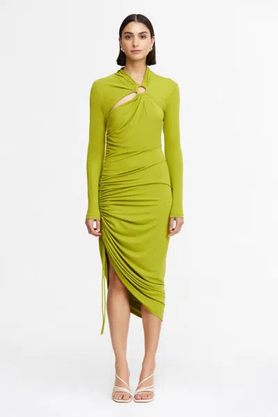 Acler Sponend Maxi Dress In Green