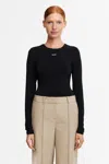 Acler Springhall Top In Black