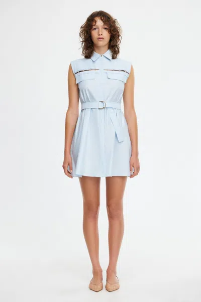 Acler Stanbrook Mini Dress In Blue