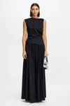 Acler Stopes Maxi Dress In Black