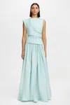 Acler Stopes Maxi Dress In Blue