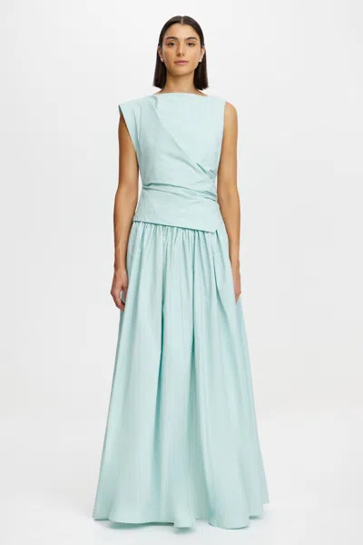 Acler Stopes Maxi Dress In Blue