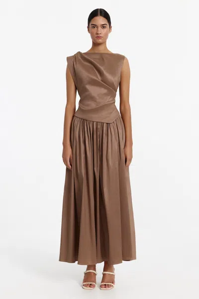 Acler Stopes Maxi Dress In Multi