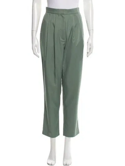 Pre-owned Acler Straight Leg Pants In Green