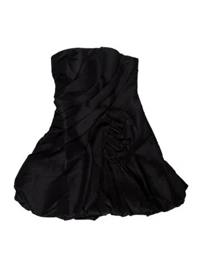 Pre-owned Acler Strapless Mini Dress W/ Tags In Black