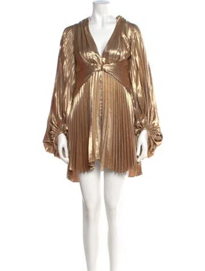 Pre-owned Acler Striped Mini Dress