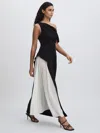 Acler Women's Black & Cream Midi Dress In Black