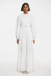 Acler Tealby Maxi Dress In White