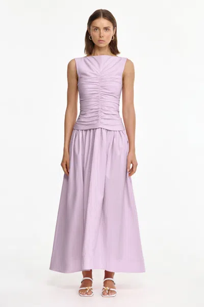 Acler Thedell Maxi Dress In Purple