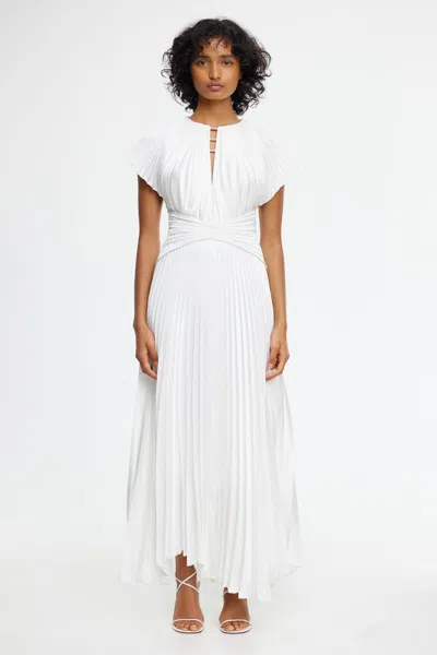Acler Prestonbrook Midi Dress In White