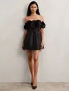 Acler Trusley Mini Dress In Black