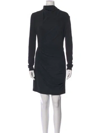 Pre-owned Acler Turtleneck Mini Dress W/ Tags In Black