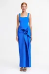 Acler Tuthill Midi Dress In Blue