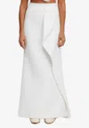 Acler Underwood Maxi Skirt In White