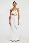 Acler Underwood Maxi Skirt In White