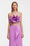 Acler Underwood Top In Purple
