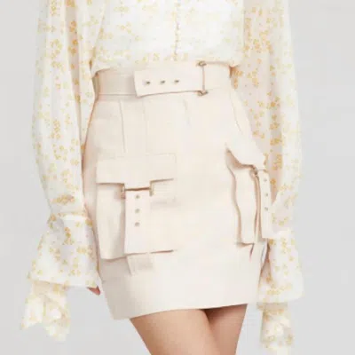 Acler Vermont Skirt In White