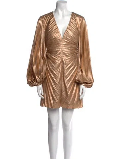 Pre-owned Acler V-neck Mini Dress