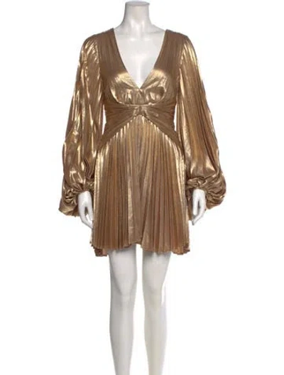 Pre-owned Acler V-neck Mini Dress