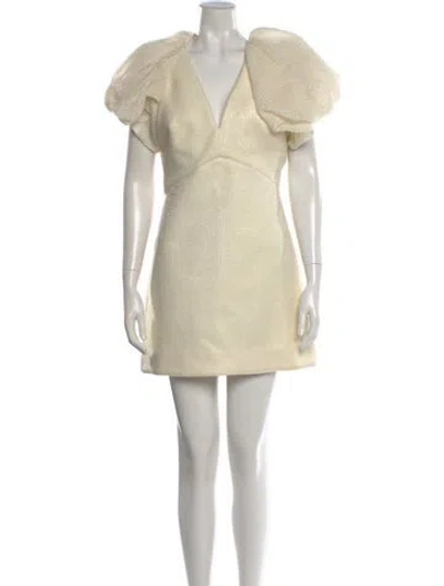 Pre-owned Acler V-neck Mini Dress W/ Tags