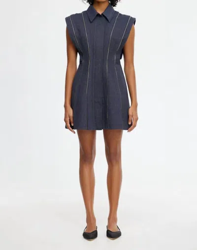 Acler Wakefield Mini Dress In Midnight