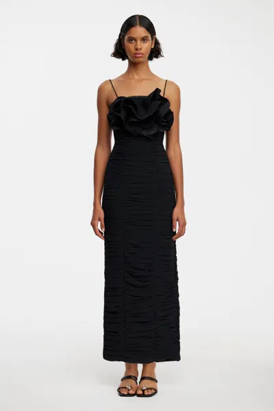 Acler Walsworth Midi Dress In Black