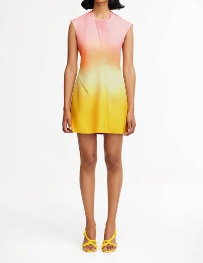 Acler Warfield Mini Dress In Rising Sun Ombre | ModeSens