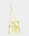Acler Wedmore Midi Dress In Green