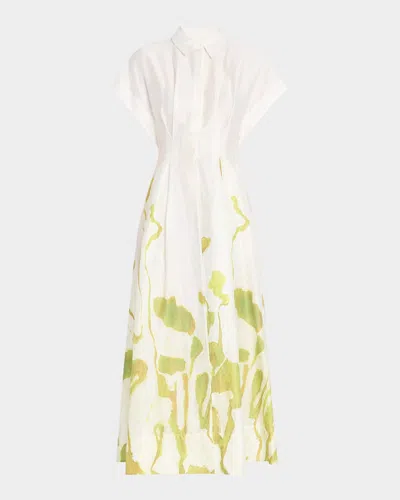 Acler Wedmore Midi Dress In Green